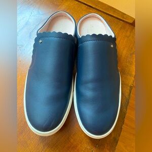 Kate Spade Scalloped Edge Navy Mule. Size 11 Women’s